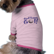God Loves Golf pet clothing