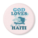 God Loves Haiti magnets