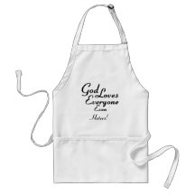 God Loves Haters! Apron