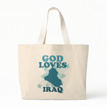 God Loves Iraq Canvas Bags