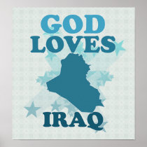 God Loves Iraq Print