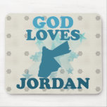 God Loves Jordan Mouse Pad