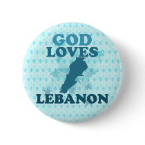 God Loves Lebanon Buttons