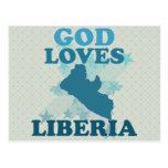 God Loves Liberia Postcards