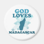 God Loves Madagascar Magnet