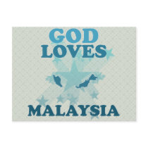 God Loves Malaysia Postcards