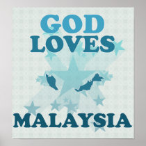 God Loves Malaysia Print