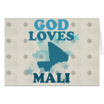 God Loves Mali Card