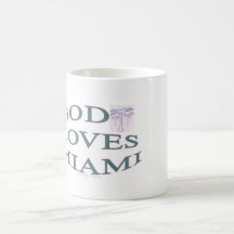 God loves miami mugs