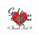 God Loves Postcard