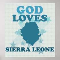 God Loves Sierra Leone Print