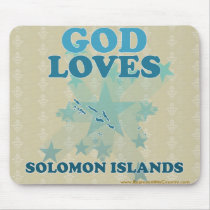 God Loves Solomon Islands Mousepad