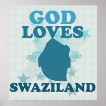 God Loves Swaziland Poster