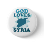 God Loves Syria buttons
