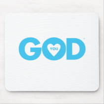 God Loves You mousepads