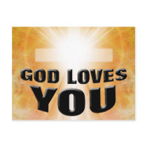 God Loves You Postcards