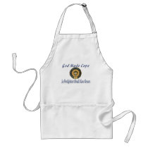 God Made Cops PD For Forefighters aprons