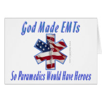 God Made EMTs CARD cards