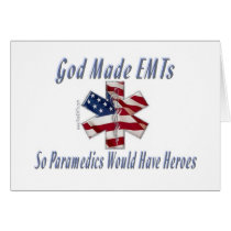 God Made EMTs CARD cards