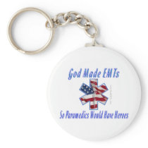 God Made EMTs KEYCHAIN