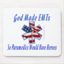 God Made EMTs mousepad