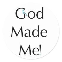 God Made Me stickers
