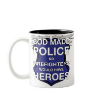God Made Police Coffee Mug