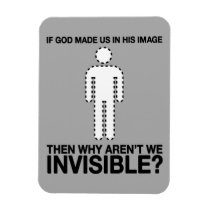 god made us in his image, why aren't we invisible? magnets