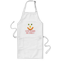 GOD MAKES ME SMILE! RELIGIOUS APRON by dcoleman1 GOD MAKES ME SMILE! RELIGIOUS APRON