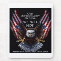 God May Have Mercy Mouse Mats
