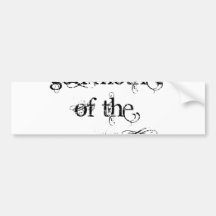 God Mother of the Groom Bumper Sticker
