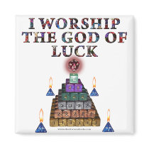 God of Luck magnets