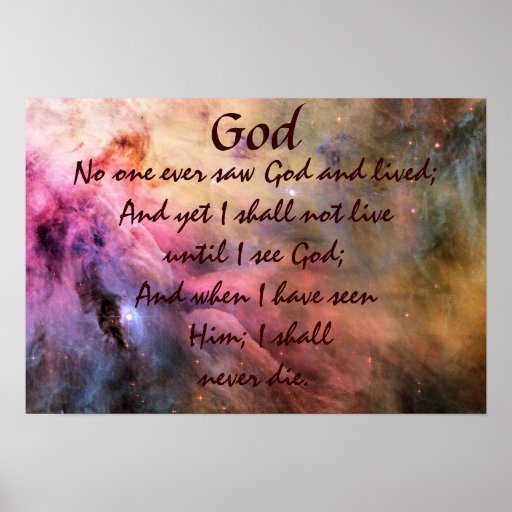 God... Poster Zazzle