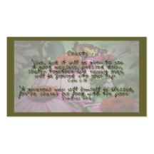 God Promises on Charity Business Card Template