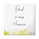 God Quote Magnet God Quote Magnet