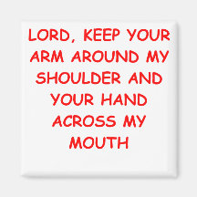 GOD REFRIGERATOR MAGNET
