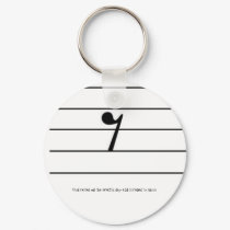 God rested on the seventh day and listened to... keychains