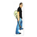 GOD ROCK DAVE Cartoon With Ax posters