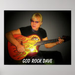 GOD ROCK DAVE POSTER
