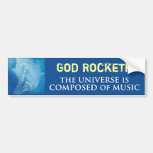 God Rocketh Bumper Stickers