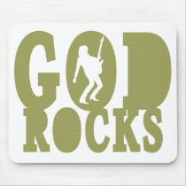 God Rocks - Christian Rock Gear! mousepads by godrocks God Rocks - Christian Rock Gear! mousepads