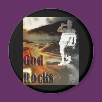 God Rocks magnets