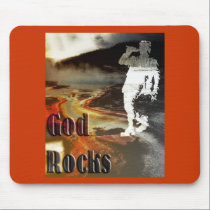 God Rocks mousepads