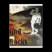 God Rocks postcards
