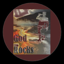 God Rocks stickers