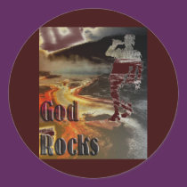 God Rocks stickers