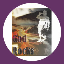 God Rocks stickers
