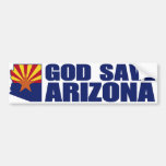 God Save Arizona Bumper Stickers