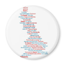 God Save the Queen Fridge Magnet