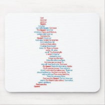 God Save the Queen Mouse Pad